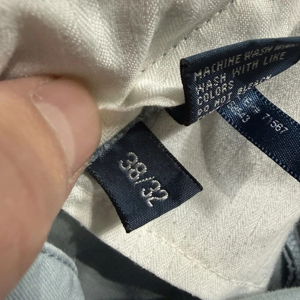 Vintage Polo By Ralph Lauren Light Blue Chino Pants Men's Size 38